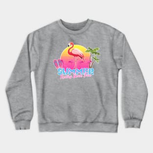 Resting Beach Face Crewneck Sweatshirt